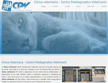 Tablet Screenshot of centropolidiagnosticoveterinario.it